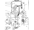 Kenmore 11082440100 drive parts diagram