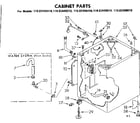 Kenmore 11082440610 cabinet parts diagram