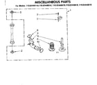 Kenmore 11082440610 miscellaneous parts diagram