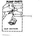 Kenmore 11082470600 pump parts diagram