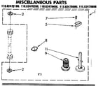 Kenmore 11082470200 miscellaneous parts diagram