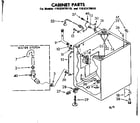 Kenmore 11082470210 cabinet parts diagram