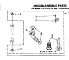 Kenmore 11082470210 miscellaneous parts diagram