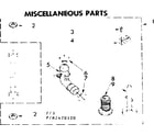 Kenmore 11082470120 miscellaneous parts diagram
