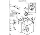 Kenmore 11084050110 cabinet parts diagram