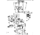 Kenmore 11084050110 drive parts diagram