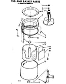 Tub and basket parts