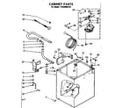 Kenmore 11084050120 cabinet parts diagram