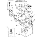 Kenmore 11084070100 cabinet parts diagram
