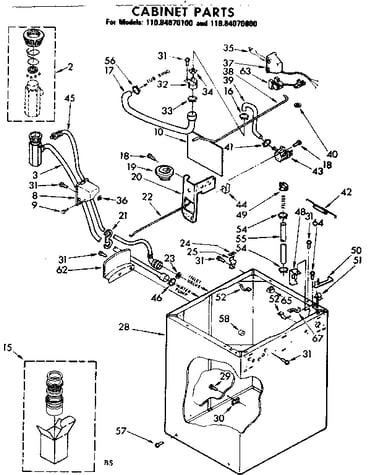 Cabinet parts