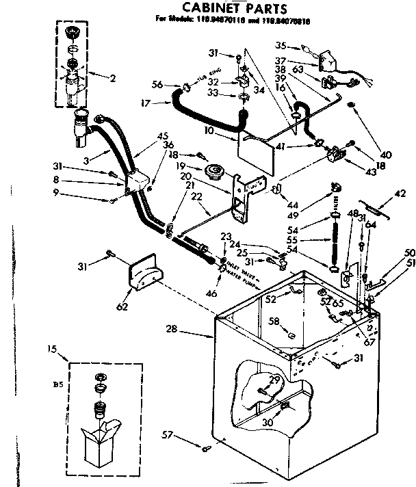 Cabinet parts