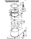 Tub and basket parts