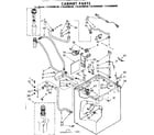 Kenmore 11084090200 cabinet parts diagram