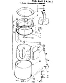 Tub and basket parts