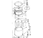 Kenmore 11084090620 tub and basket parts diagram