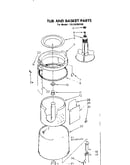 Tub and basket parts
