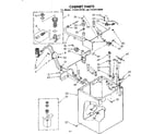 Kenmore 11084370800 cabinet parts diagram