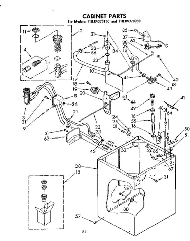 Cabinet parts