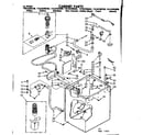 Kenmore 11084390300 cabinet parts diagram
