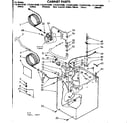 Kenmore 11084416200 cabinet parts diagram