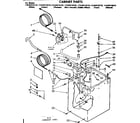 Kenmore 11084416610 cabinet parts diagram