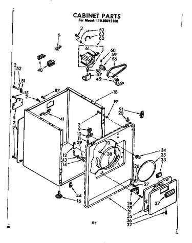 Cabinet parts