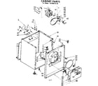 Kenmore 11086015110 cabinet parts diagram