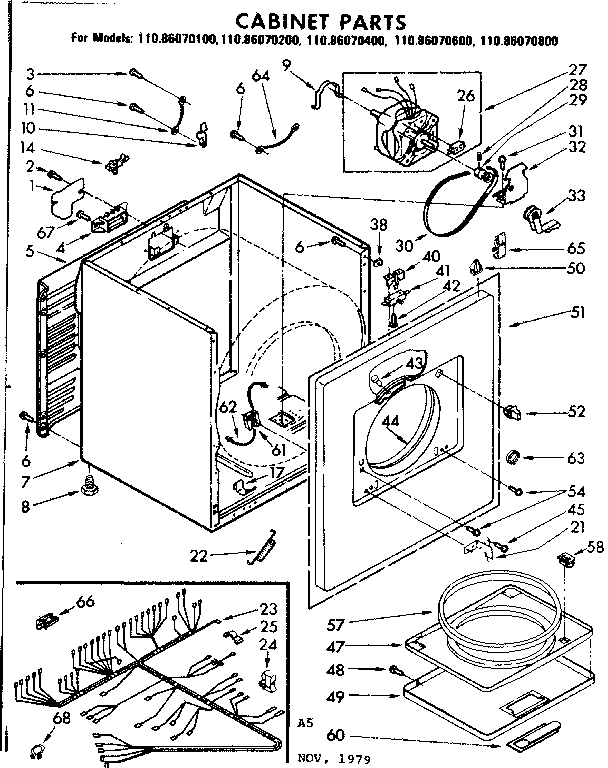 Cabinet parts