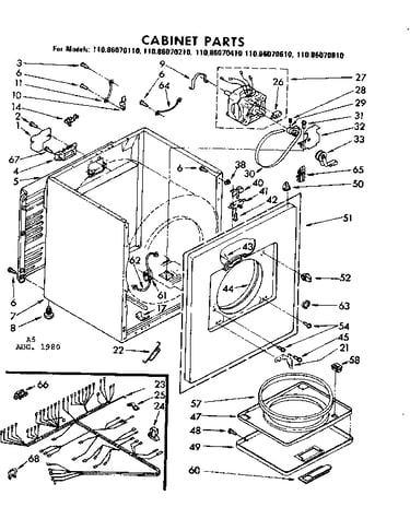 Cabinet parts