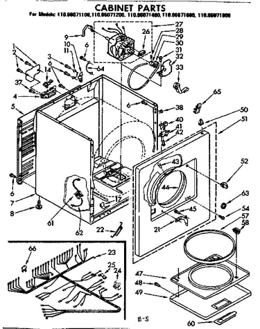 Cabinet parts