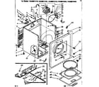 Kenmore 11086071410 cabinet parts diagram