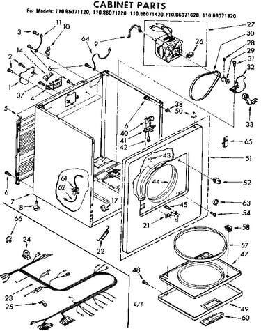 Cabient parts