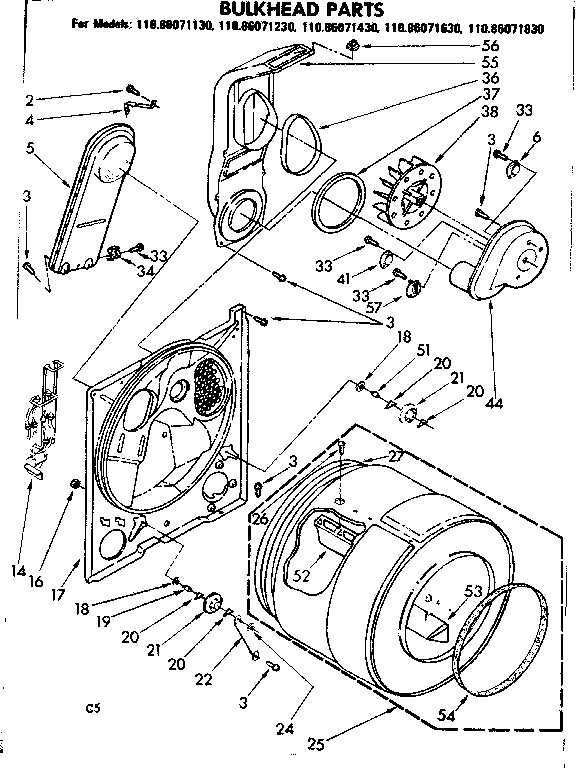 Bulkhead parts