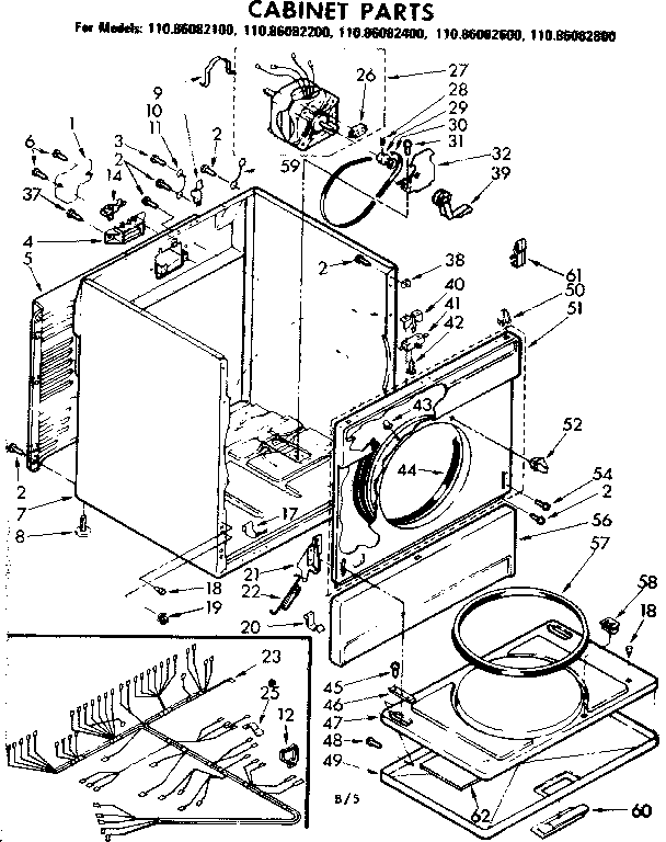 Cabinet parts