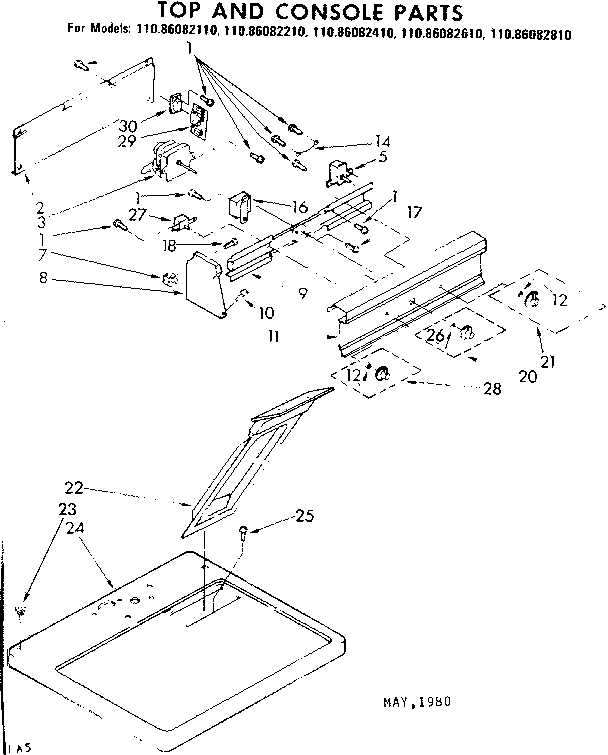 TOP & CONSOLE PARTS