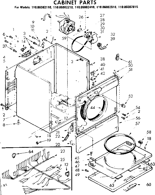 Cabinet parts