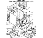 Kenmore 11086082220 cabinet parts diagram