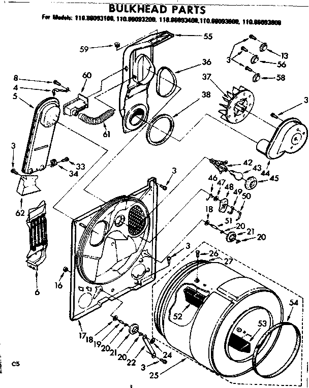 Bulkhead parts
