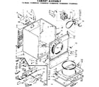 Kenmore 11086094220 cabinet assembly diagram