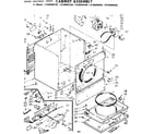 Kenmore 11086094250 cabinet parts diagram