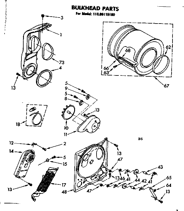 Bulkhead parts