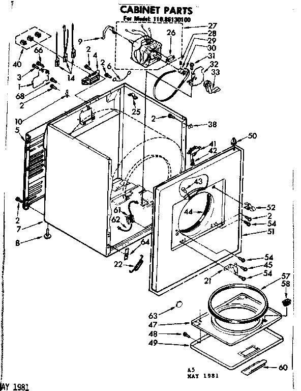Cabinet parts