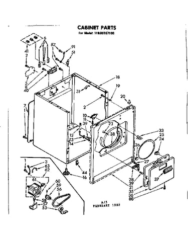 Cabinet parts