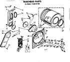 Kenmore 11086157100 bulkhead parts diagram