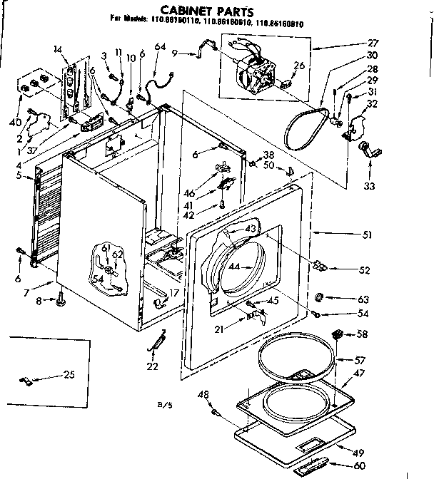 Cabinet parts