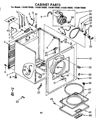 Cabinet parts