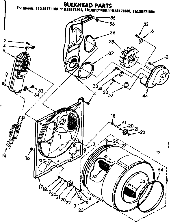 Bulkhead parts