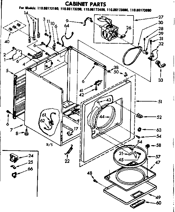 CABINET PARTS