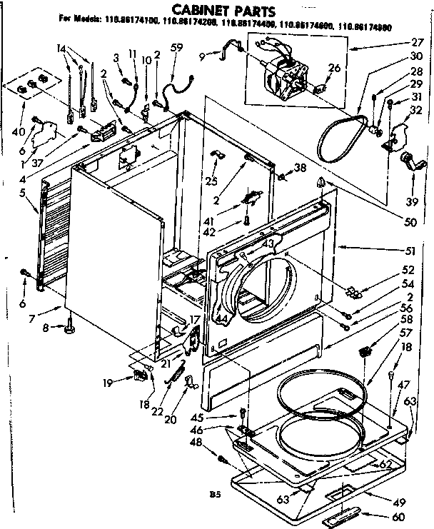 CABINET PARTS