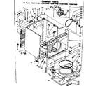 Kenmore 11086174800 cabinet parts diagram